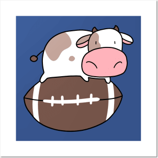 Tiny Cow and Football Posters and Art